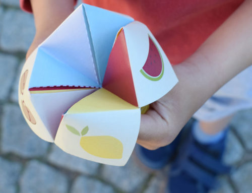Freebie: Faltspiel mit lustigen Sommerfragen